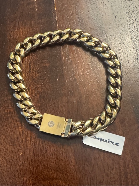 Gold Cuban Link Bracelet - Esquire